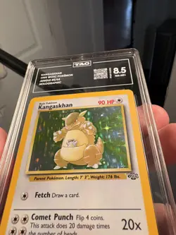 Pokemon TCG Kangaskhan Holo Rare Card Jungle Unlimited Edition. Strong Tag 8.5 - Image 3