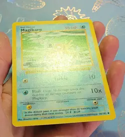 Magikarp 035/102 Shadowless Base Set Pokemon Card NM - Image 3