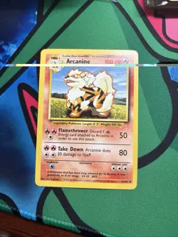 ARCANINE - Base Set - 23/102 - Uncommon - Pokemon Card - Unlimited Edition - Image 1