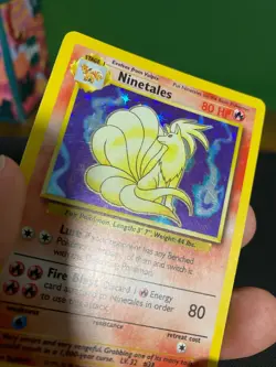 Pokemon Cards - Ninetailes #12/102 - Base set - Holo Rare - Lightly Played - Image 3