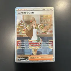 Pokemon TCG Jasmine's Gaze Special Illustration Rare Card 245/191 Surging Sparks - Image 1