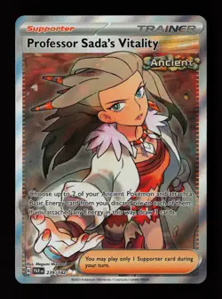Professor Sada's Vitality 239/182 Ultra Rare SV04: Paradox Rift Pokemon Card - Image 1