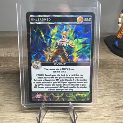 Dragon Ball Z TCG Panini Vengeance UR142 Unleashed Foil Ultra Rare DBZ Card - Image 1