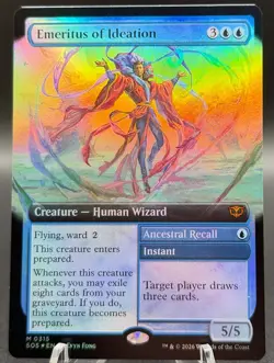 Emeritus of Ideation (Extended Art) Secrets of Strixhaven Foil - Image 1