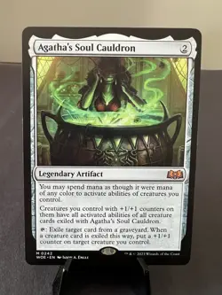 NM Agatha's Soul Cauldron, MGT, Wilds of Eldraine, Magic the Gathering, 242 - Image 1