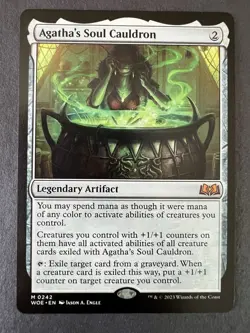 NM Agatha's Soul Cauldron, MGT, Wilds of Eldraine, Magic the Gathering, 242 - Image 2