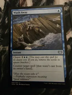 MTG Innistrad Crimson Vow U Wash Away #087 - Image 1