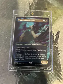 MTG Winter, Cursed Rider (Borderless) - Aetherdrift (DFT) #369 MTG - Image 3