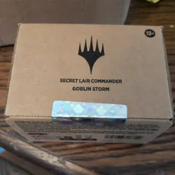 🐉 MTG Secret Lair Commander Deck Goblin Storm NEW SEALED in hand ready to ship. - Image 1