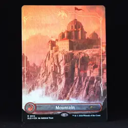 Mountain #2512 (FOIL) ~ MTG Secret Lair Dungeons & Dragons - Image 1