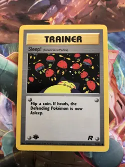 Pokemon Team Rocket Sleep! 79/82 - Common 1st Edition - Image 1