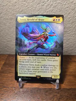 Terra, Herald of Hope (Extended Art) MTG Commander: Final Fantasy Foil - Image 1