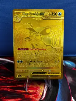 Pokemon TCG Chaos Rising Mega Greninja Ex GOLD 122/086 English - Image 1