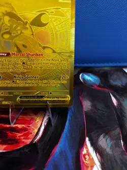 Pokemon TCG Chaos Rising Mega Greninja Ex GOLD 122/086 English - Image 3