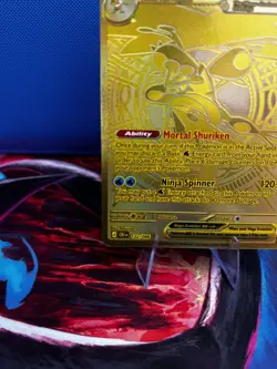 Pokemon TCG Chaos Rising Mega Greninja Ex GOLD 122/086 English - Image 4