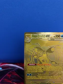 Pokemon TCG Chaos Rising Mega Greninja Ex GOLD 122/086 English - Image 5