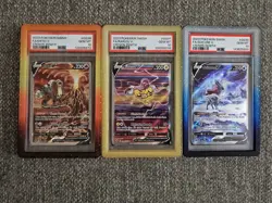 Pokemon Sword & Shield Crown Zenith Suicune, Entei, Raikou PSA 10 - Image 1
