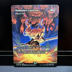 BORDERLESS Shantotto's Coercion, NM, FCA, Magic: the Gathering, MtG 0034 - Image 1