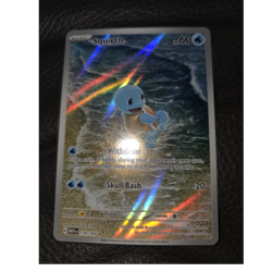 Pokemon Squirtle 170/165 SV Scarlet & Violet 151 Illustration Rare Full Art Holo - Image 1