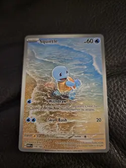 Pokemon Squirtle 170/165 SV Scarlet & Violet 151 Illustration Rare Full Art Holo - Image 2