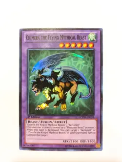 Chimera the Flying Mythical Beast LCYW-EN052 Super Rare 1st Edition LP - Image 1
