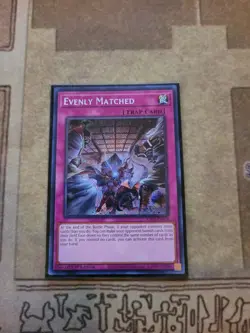 YUGIOH EVENLY MATCHED RA01-EN074 SECRET 1ST ED NM - Image 1