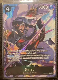 One Piece TCG - Shiryu (Alternate Full Art) - PRB02-015 [Foil] - Image 1