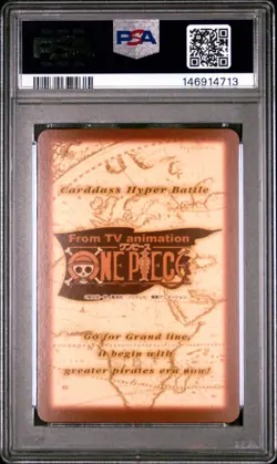 2001 ONE PIECE CARDDASS HYPER BATTLE GRAND BOX DX #C522 ZORO PSA 10 - Image 2