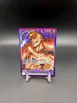 Donquixote Doflamingo OP14-060 Leader Alt Art Foil One Piece Azure Sea's Seven - Image 1