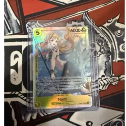 Bandai One Piece CCG Nami EB03-053 Heroines Alt Art Foil SR EN 6000 - Image 1