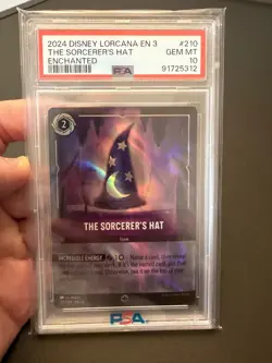 Disney Lorcana - The Sorcerer's Hat - Enchanted - PSA 10 💎🔥 - Image 1