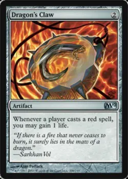 MTG - Dragon's Claw - Magic 2012 - NM, English Magic FLAT RATE SHIP - Image 1
