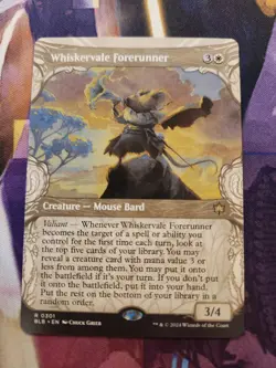 MTG Bloomburrow - Whiskervale Forerunner (Showcase) NM - Image 1