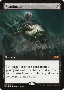 Reanimate - Foil Extended Art Promo Ultimate Box Toppers NM MTG - Image 1