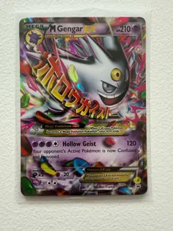 M Gengar EX XY166 Holo Full Art Black Star Promo 2016 Pokemon TCG LP - Image 1