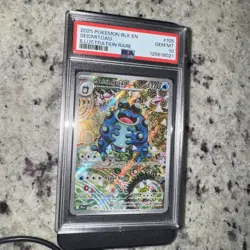 2025 Pokemon Black Bolt Seismitoad Illustration Rare Psa 10 Mint English - Image 1