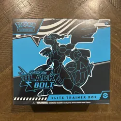 NEW Pokemon TCG Black Bolt Elite Trainer Box ETB Factory Sealed - Image 1