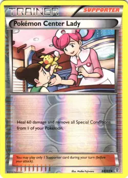 Pokemon Center Lady Uncommon Reverse Holo Generations 68/83 NM - Image 1