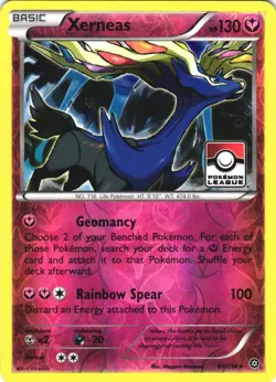Xerneas - 81/114 (Pokemon League) Promo Reverse Holo League & Championship Cards - Image 1