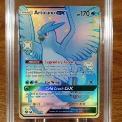 Pokemon Hidden Fates Articuno GX SV54/SV94 AGS Legendary 10 Shiny Holo Rare 2019 - Image 2