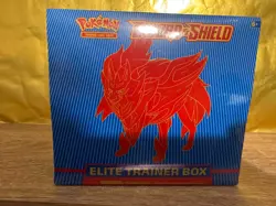 Pokemon TCG: Sword & Shield Zamazenta Elite Trainer Box (ETB) - Factory Sealed 820650104459 - Image 1