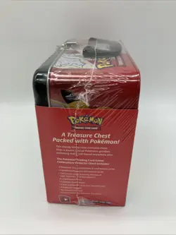 Pokemon 25th Anniversary Celebrations Treasure Chest Lunchbox Tin Factory SEALED - Image 3