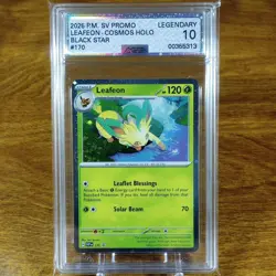 Pokemon Scarlet & Violet Black Star Promo Leafeon 170 AGS Legendary 10 Holo 2025 - Image 1