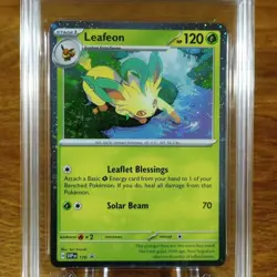 Pokemon Scarlet & Violet Black Star Promo Leafeon 170 AGS Legendary 10 Holo 2025 - Image 2