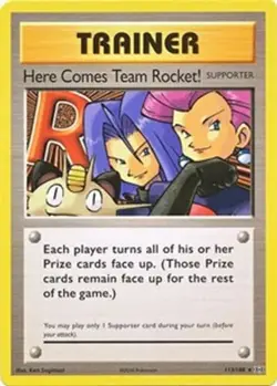 Here Comes Team Rocket! (#113/108) XY - Evolutions NM Pokemon - Image 1