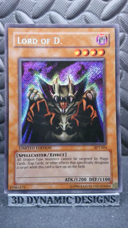 | Yugioh Lord of D. BPT-004 Secret Rare 2002 Collectors Tin HP 🔥 | - Image 1
