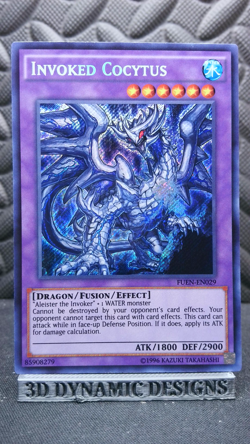 | Yugioh Invoked Cocytus FUEN-EN029 Secret Rare Fusion Enforcers NM 🔥 | - Image 1