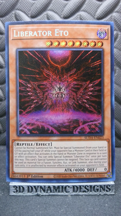 | Yugioh Liberator Eto SUDA-EN023 1st Secret Rare Supreme Darkness NM/M 🔥 | - Image 1