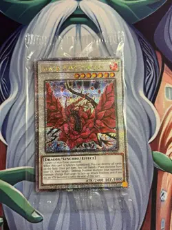 Yugioh/ Black Rose Dragon/ Quarter Century Secret Rare/ TN23/ Mint/ SEALED - Image 1