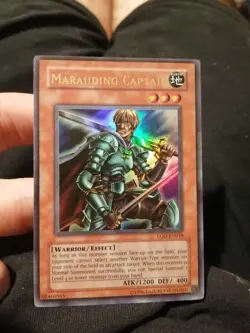 Yugioh Marauding Captain LOD-EN018 Ultra Rare Exc - Image 1